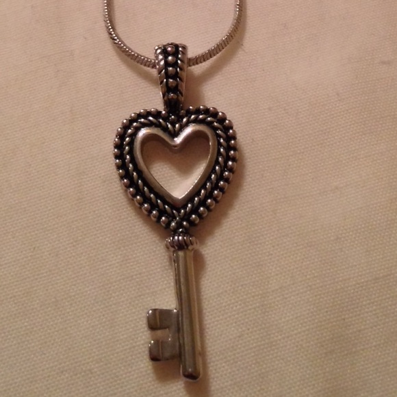 Lia Sophia "Heart Key" Pendant