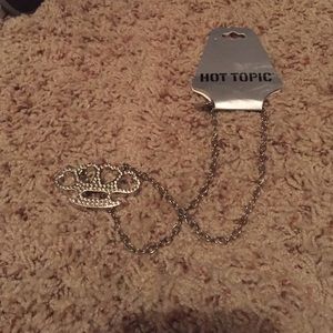 Brass knuckle necklace