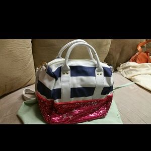 Deux Lux Nautical Pink Sequin Purse