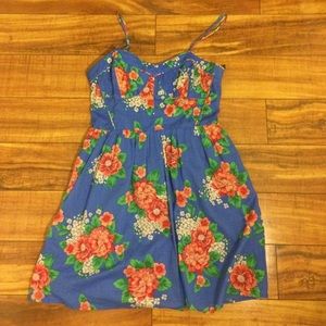 Aqua Flower Dress