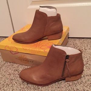 Yellowbox Acacia tan leather ankle boots