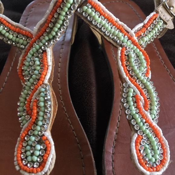 🌼Orange and Mint sandals!!☀️ - Picture 3 of 3