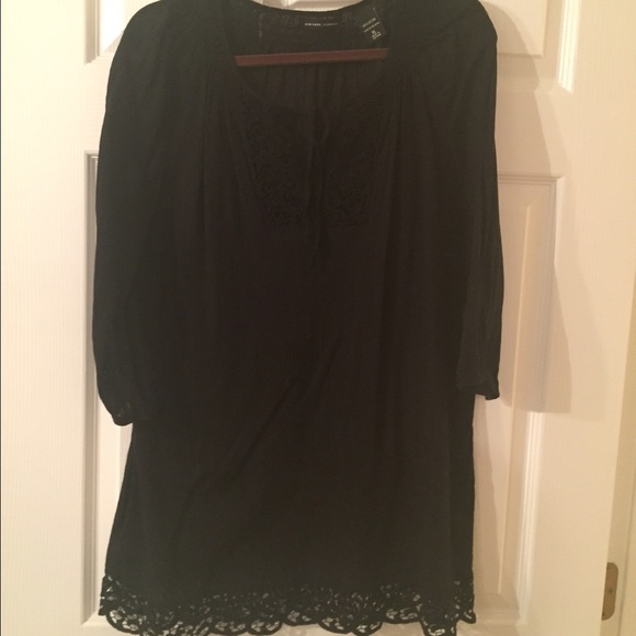 Lace trim top