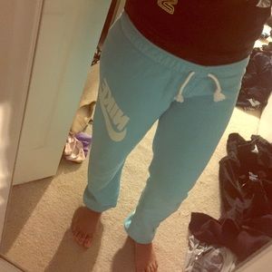 Baby blue Nike sweats