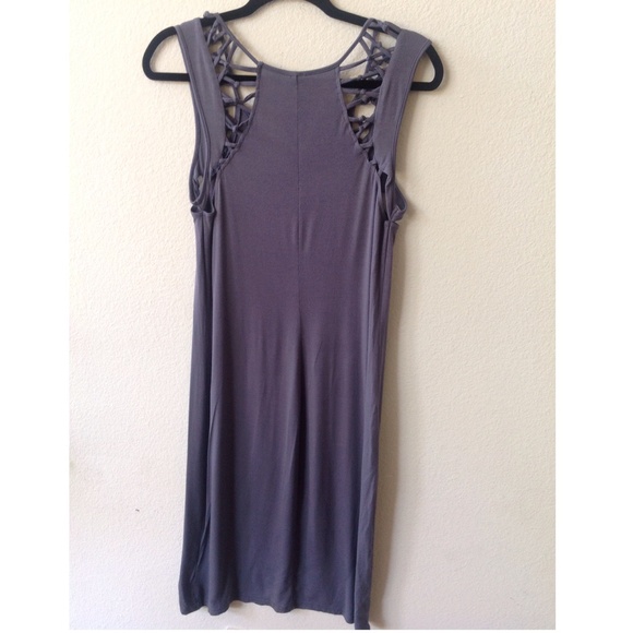 Free People dress
Gray Bodycon Jersey Macramazing - Picture 3 of 4