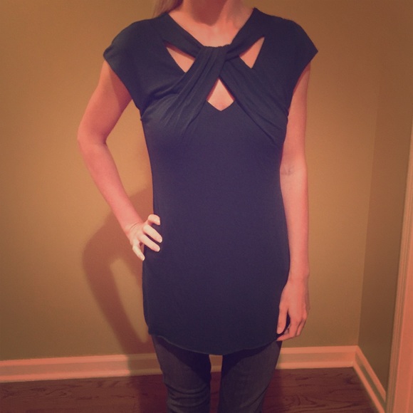 Deep Emerald Knit Top NWOT