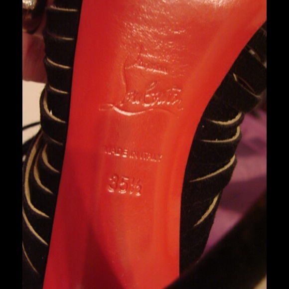 Christian Louboutin - Christian Louboutin Deva 120 fringe booties ...  