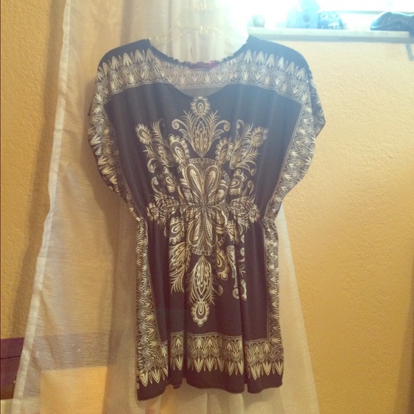 Cinch waist blouse