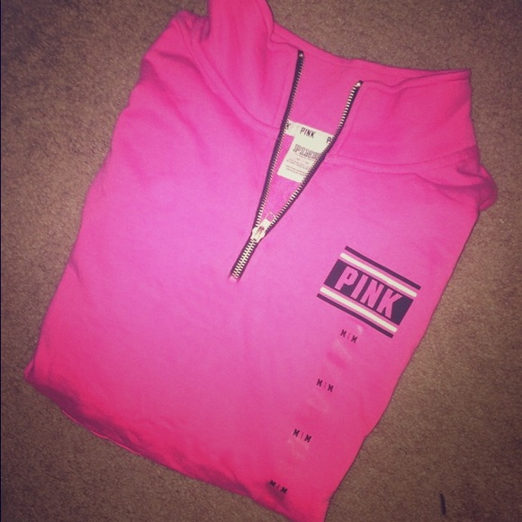 VS Pink half zip