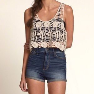 Crochet Cropped Tank