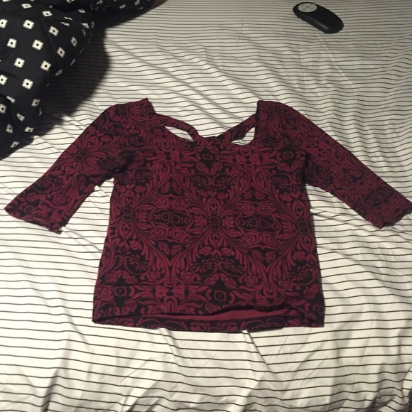 Patterned crop top