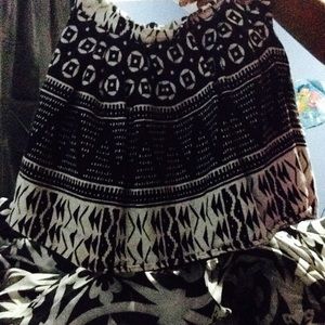 Aztec printed skirt