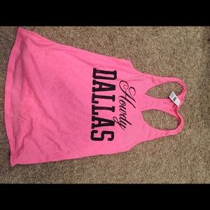 PINK howdy Dallas tank