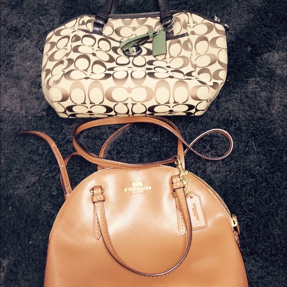 2 small Authentic Coach bags