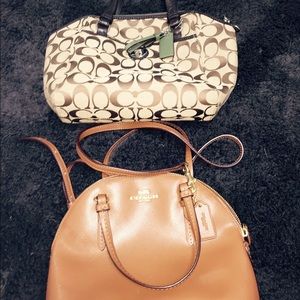 2 small Authentic Coach bags