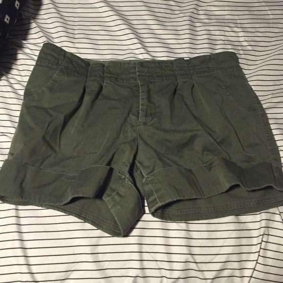 Green shorts