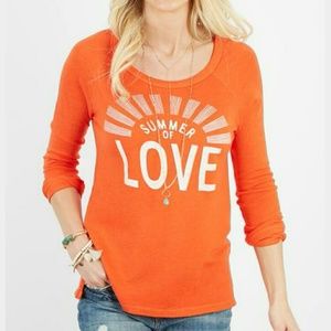 Anthropologie Sundry Summer Love Light pullover