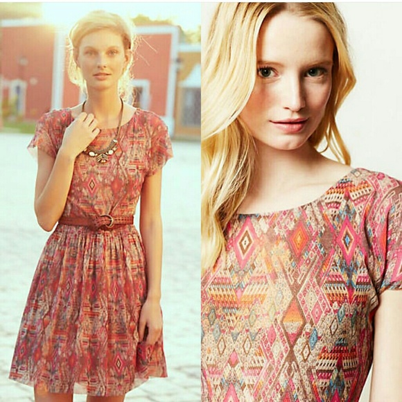 Anthropologie Simi mesh dress