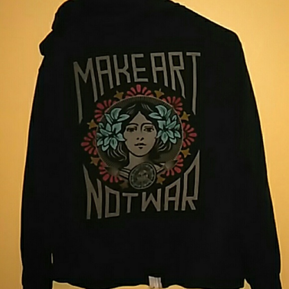 OBEY zip up jacket