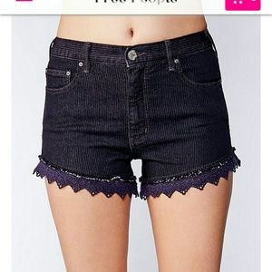 Free people Lacey Denim cut off shorts