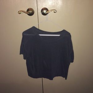 Grey Croptop