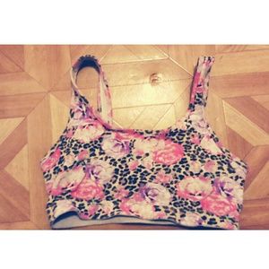 Floral VS Pink Sport Bra <3
