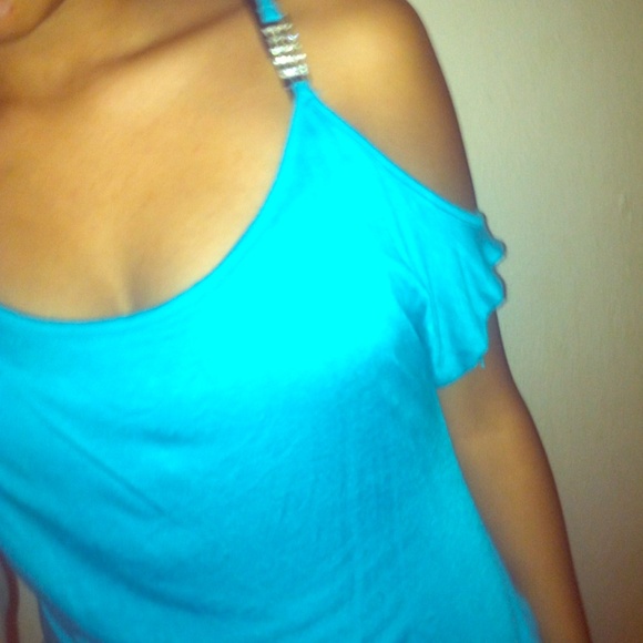 Turquoise Off The Shoulder