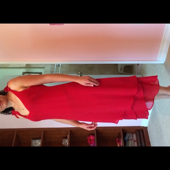 Red dress