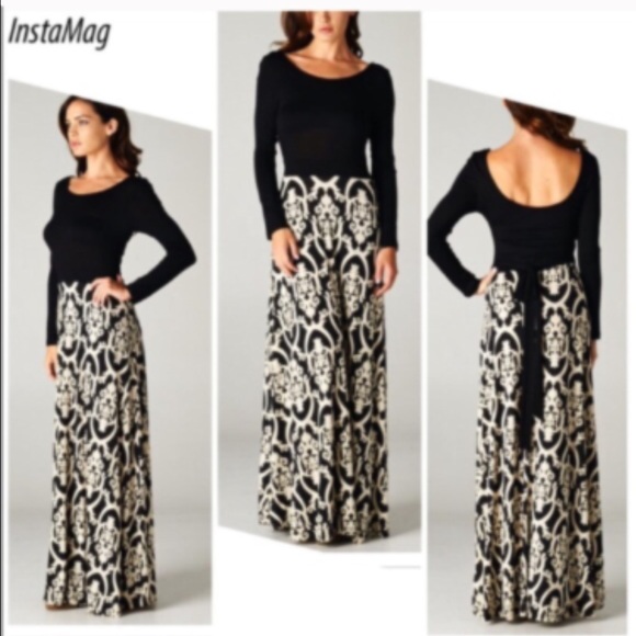 🌺3X HOST PICK🌺GORGEOUS BAROQUE PRINT MAXI - Picture 2 of 2