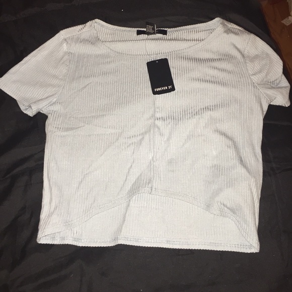 Forever 21 Ribbed Crop Top