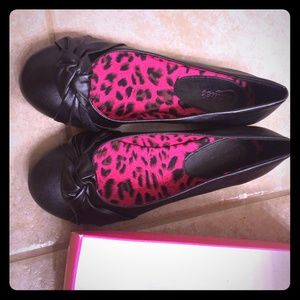 Candies black flats