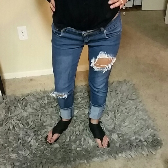Distressed Jeans