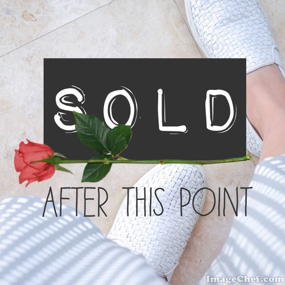All of the following items have been sold!