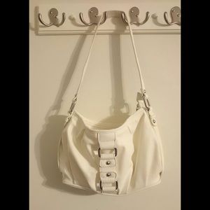 White small handbag