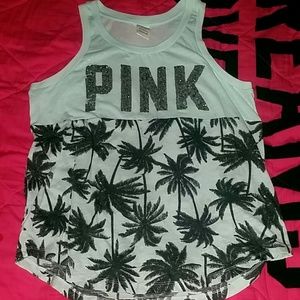 **SOLD**M BLING Baby Blue Tank