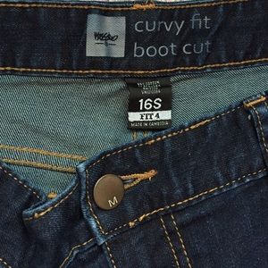 Mossimo boot cut jeans.