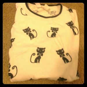 F21 Cream colored Cat Sweater
