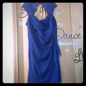 Stunning Navy Blue Cocktail Dress