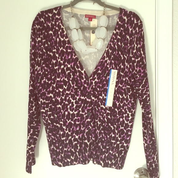 Merona Sweaters - ♦️SOLD♦️Merona Cardigan Sweater Purple