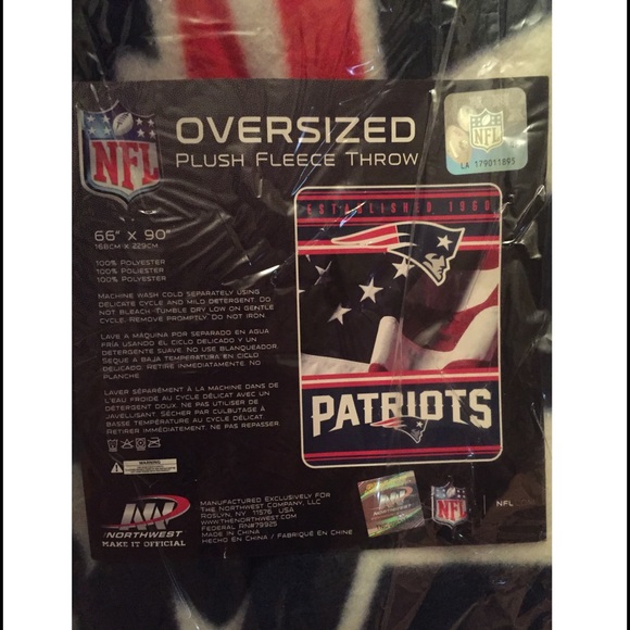 SOLD New England Patriots Fleece Blanket