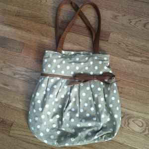 Really cute polka dot bag!