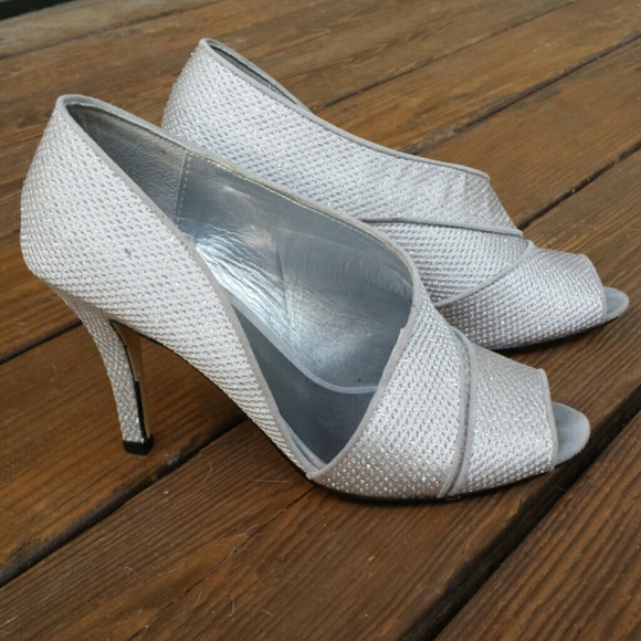 Silver Ann Marino heels