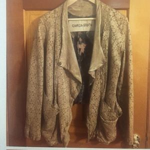 Giorgio Brato for Calypso laser cut leather jacket