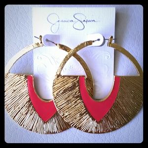 Gold Tribal Earrings