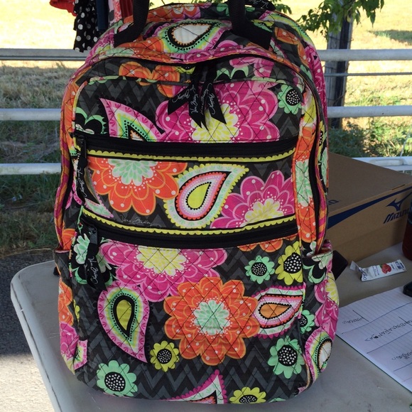 Vera Bradley Campus Backpack - Ziggy Zinnia