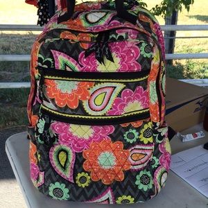 Vera Bradley Campus Backpack - Ziggy Zinnia