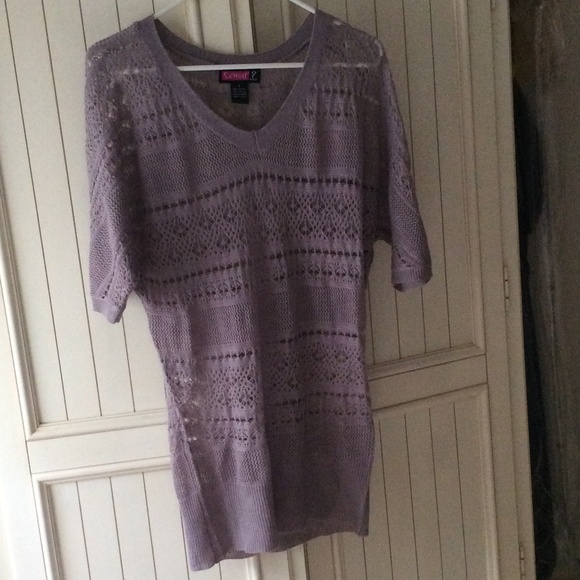 Tunic crochet sweater