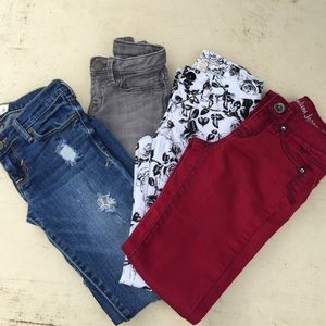 Lot of youth girls jeans