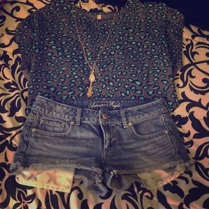 American eagle cut off shorts