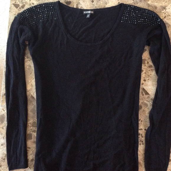 EXPRESS black sweater - Picture 3 of 3